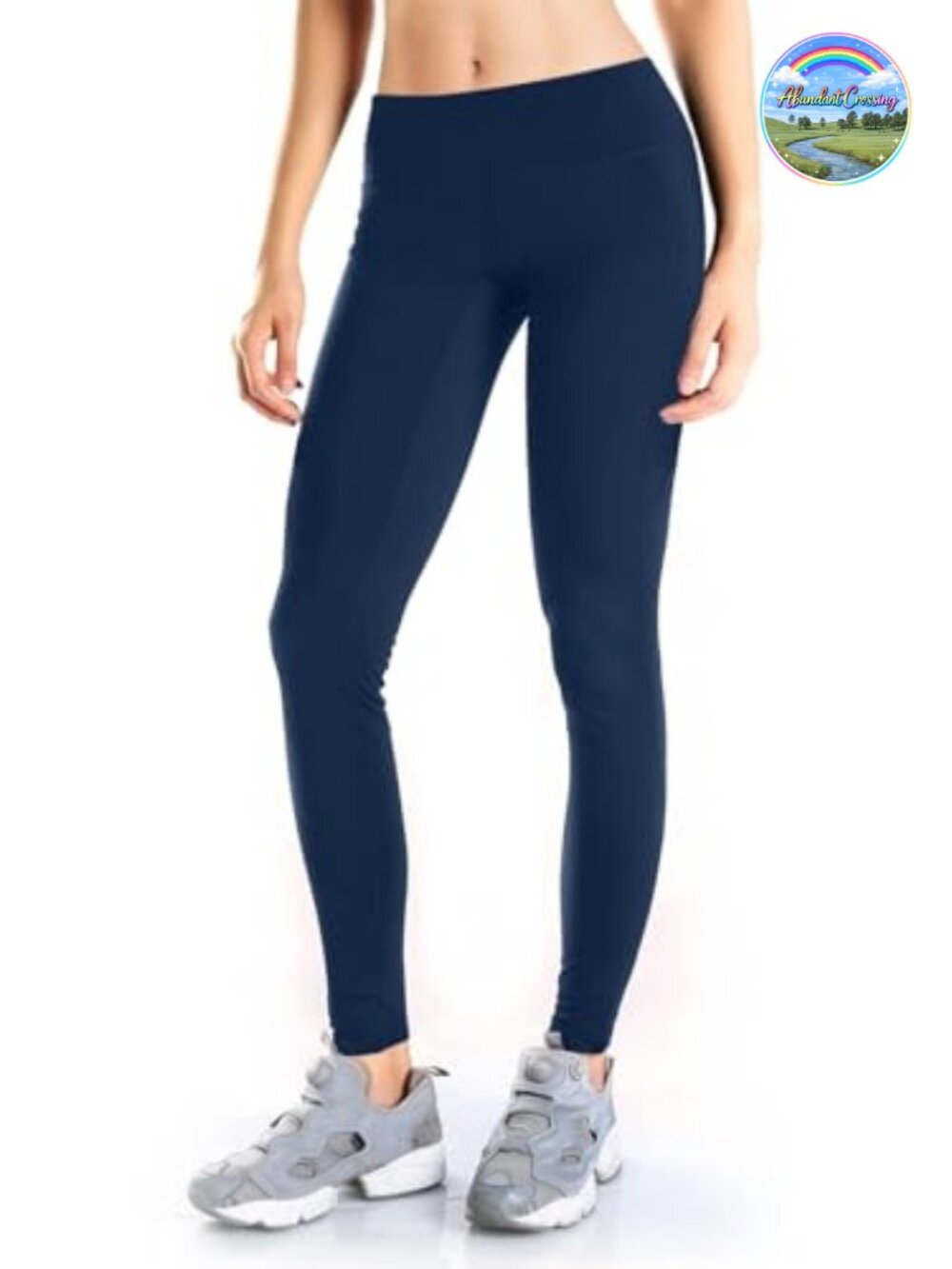 Fleece Lined Thermal Leggings High Rise with Back Zip Pocket